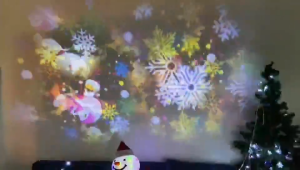 LED Christmas Projector Lamp 360 Waterproof Rotatable Projector Xmas Patterns Projector Home Party Decoration Party Decor