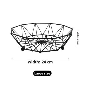Creative Iron Art Fruit Basket Multi-purpose