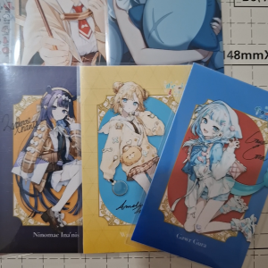 HOLOLIVE HOLOMYTH VTUBER ANIME LOMO CARDS PHOTOCARDS HD Print with FREEBIES | WEEASIA ver.1