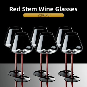 Elegant Home Wine Glass Set Crystal Glass