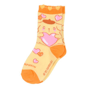 Cartoon Kitty Girls Long Socks Loose Mouth Socks Spring Autumn Childrens Cotton Elastic Fiber Mid-Calf Socks Kids Footwear