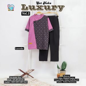 Setelan Baju Muslim Anak Laki-laki Remaja Payyo Kidswear Set Koko Luxury Vol.2