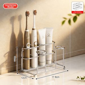 BANGJIE | Electric Toothbrush Wall Mount Organizer 304 Stainless Steel