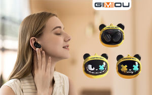GIMIOU Bluetooth không dây Tai Nghe Chất Lượng Cao In-Ear Tai Nghe Ban Đầu âm thanh nổi TWS Bass Tiếng Ồn Hủy Bỏ Tai nghe kèm mic Đối Với iPhone Xiaomi Vivo Oppo
