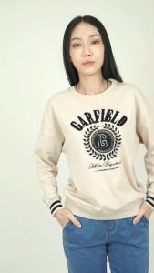 Forest X Garfield 250GSM Premium Weight Cotton Round Neck Pullover Men/Ladies/ Kids Sweater - FG30000/FG830000/FGK30000