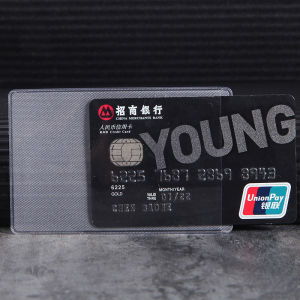 Waterproof Transparent Card Holder Plastic Card ID Holders Case Protect Credit Cards Protector