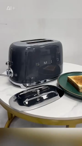 For SMEG Bread Machine TSF01 Dust Cover Lid Toast Stainless Steel Accessories Bread Machine Dust CoverSmeg Accessories Genuine Goods