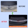 Rear Bumper Guard Protector for Tesla Model 3 Highland Trunk Door Sill Mat TPE Cover Trim Model 3 2024 2025 Interior Accessories. 