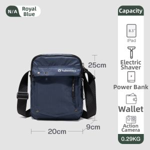 Volunteer | Water-resistant Portable Multi-layer Phone Messenger Bag for Men
