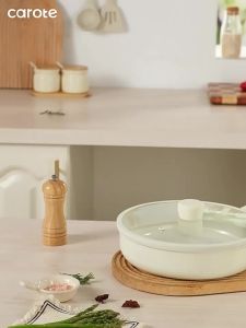 CAROTE | Non-Stick Deepening Frying Pan Titanium Ceramic Coated