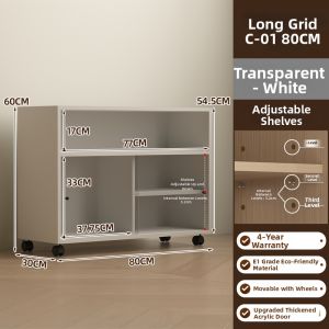 TULANGMAO | Rollable Dust-proof Side Table Storage Cabinet