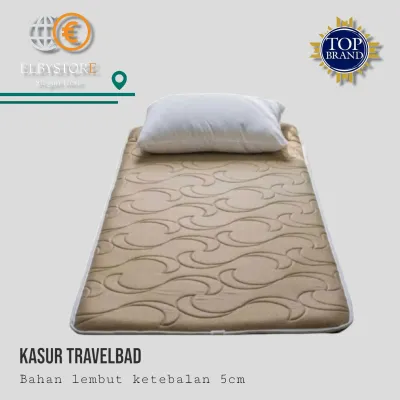 kasur lantai travelbad/mat bahan empuk tidak mudah kempes