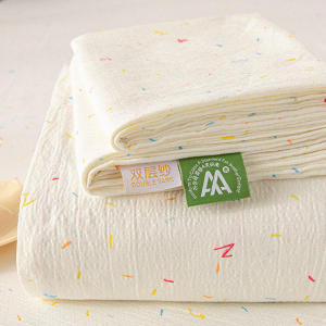 KAMONI | Dormitory Summer Single Person Bed Sheet Set Double Layer Gauze
