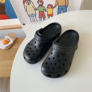 Mini Creative DIY Hole Hole Shoes Men Women Summer Casual Anti-slip Arch Support Slip-On Flat Bottom EVA Thong Slippers