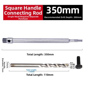 Wall Hole Drilling Tool Impact Hammer Drill Bit
