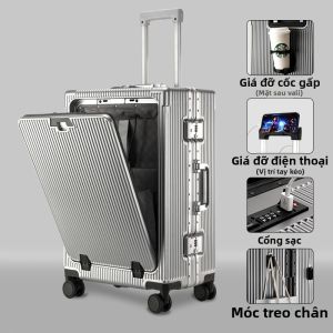 MANLVSHI | Vali Du Lịch Đa Năng Kéo Tay 20 inch