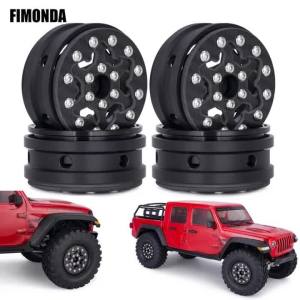 1.9 Inch Carbon Fiber Beadlock Wheels for 1/10 RC Crawler Axial SCX10 D90 TRX4 TRX6 Gen8 DIY – Durable Off-RC Car Upgrade