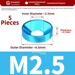 GUWANJI | Colorful High-quality Aluminum Alloy Washers M2-M8