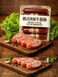 DOUQUCHI | Authentic Russian Flavor Beef Tendon Sausage