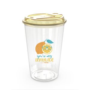 Ly nhựa trong suốt 600 & 800ml Có Nắp Duy Tân