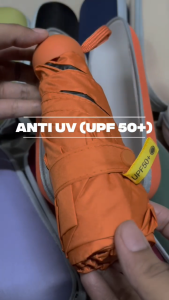 Payung Lipat Mini Anti UV Hujan dan Sinar Matahari + Sarung Portabel