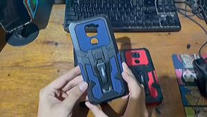 Casing HP Untuk Vivo Y02/Y02T 2022 Soft Case Kickstand Armor Belt Clip Terbaru