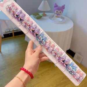 Princess Elsa Hair Clip Childrens Ice Age Hair Accessories Side Parting Bangs Female Child Hair Card Edge Clip Cartoon Style