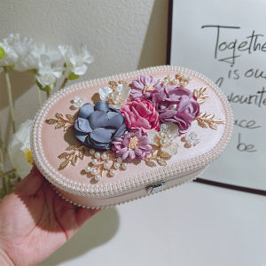 New Chinese Style Gold Jewelry Box Floral Wealthy Hairpin High End 2024 New Gift Box Fashionable Storage Case for Jewelry