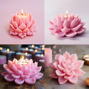 1pcs Lotus Flower Candle Silicone Molds: A Guide to DIY Home Crafts