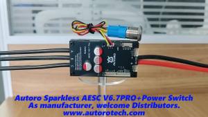 Autoro V6.7 Pro BLDC FOC Motor Controller 12S 80A Sparkless VESC 6 Speed Controller for DIY Electric Skateboard Scooter Ebike