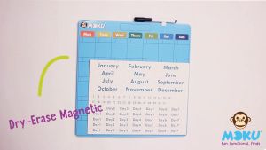 MOKU 14 Dry-Erase Magnetic Calendar (2 Variants) "x14"