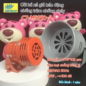 Còi hú xé gió báo động chống trộm chống cháy 220V