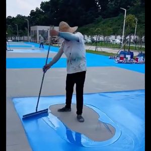 Free Brush + Sealant Cement 👌3 In 1 Epoxy Floor Paint 1000ml Cement Floor Paint Wear-Resistant Waterproof Suitable For Factory Warehouse Workshop Outdoor Indoor Garage Office Gym