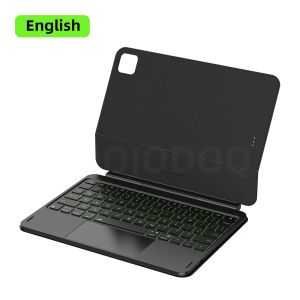 GOOJODOQ | GOOJODOQ Smart Pogo Pin Magic Keyboard Case for iPad Air 13 2026 Air 10.9 Pro 11 Direct Connection Multi-Touch Trackpad Keyboard