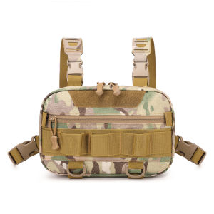 Adjustable Outdoor Sports Chest Bag Single Shoulder Crossbody Bag Fashionable Fishing Camping Multi-Functional Tool Bag