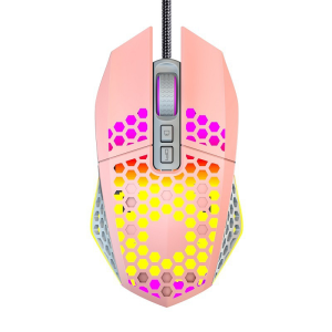 BAJEAL G1 RGB Wired Gaming Mouse 8000 DPI High Precision for Desktop Laptop Esports Macro Programming Feature Ergonomic Design
