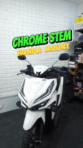 Honda Side Mirror Chrome Stem ABS Plastic Clear Lens Big Mirror LTO Paased Thailand Design