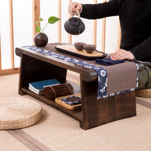 TONGMUSHIJIA | Small Foldable Floor Table for Window Seat