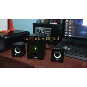 GO SADA Speaker Aktif Super Bass Bluetooth Stereo 2.1 with Subwoofer & USB Power - D-202