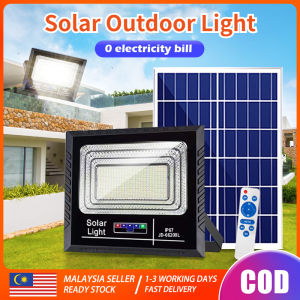 【5-year warranty】1000W Lampu Solar outdoor light waterproof solar light Solar Spotlight Solar Led Outdoor Light Solar light for home with Remote Control Auto On/Off 升级太阳能灯