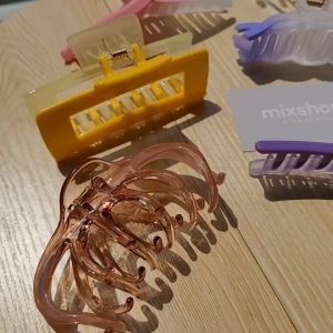 [SG READY STOCK] mixshop High Quality Elegant Korean Ins Rectangle Jelly Colour Claw Clip Hair accessories