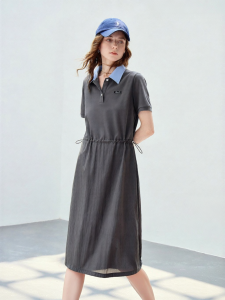 Toyouth | Đầm Thun Polo Color Blocking