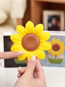 Sunflower LED Light Remote-controlled night lightMotion Sensor / Remote Control Plug-in LampDimmable Color Changing Auto On/Off Timer Nightlight for Kids Bedroom