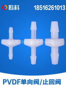 PVDF Plastic Check Valve Ozone Check Valve Fluoroplastic Water Stop Valve Oil-Resistant High Temperature Resistant Check Valve Anti-Return Valve