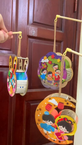 Đèn Lồng Gỗ Tô Màu Trung Thu DIY Cho Bé – Đồ Chơi Sáng Tạo Thủ Công An Toàn Nhiều Mẫu Dễ Thương