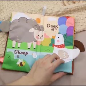 DreamBaby Buku Kain Bayi Anak / 3D Buku Kain Anak / Lucu Buku Bantal Bayi