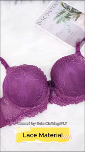 Women Bra Plus Size Wired Lace [Alya Bra Shop]