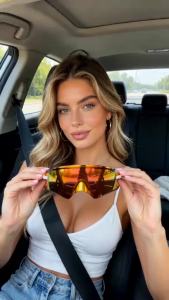 kapvoe | Kapvoe Hiking Eyewear Sports Sunglasses Road Bike Mountain Bicycle Glasses Riding Goggle Sports for Man Women Cycling Glasses