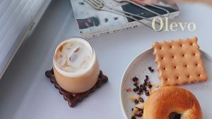 Mug Holder Mat Coaster Cup Mat Cookie Shape Natural Wood Coaster Set Tea Coffee Mug Drinks Holders