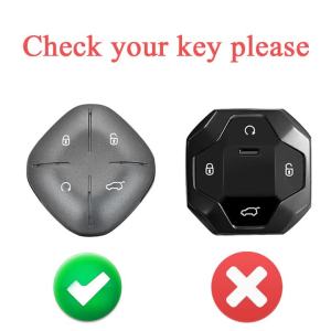Vỏ Bọc Chìa Khóa TPU Trong Suốt Cho Chery Jetour Dashing X-1 Plus DTC IDM 2022 2023 Bảo Vệ Vỏ Chìa Khóa Tự Động Không Cần Chìa